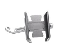 GXSAI Soporte teléfono Moto Soporte Teléfono Móvil GPS para Yamaha para NMAX para N-MAX 155 para NMAX125 2015-2020 Espejo Retrovisor Manillar Motocicleta(Mirror Silver)