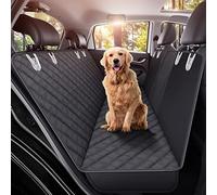 GXT Protector de Asiento Trasero para Perro, para Coches, SUV y Camiones, con Ventana de Malla, Material Antideslizante e Impermeable, Color Negro