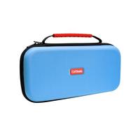 GXTrust 1251B Funda para Nintendo Switch 2, Funda Protectora Dura, Carcasa Estuche Rigido de Transporte para Consola y Accesorios, Bolsillo para 4 Joy-Cons y 12 Cartuchos de Juego, Azul
