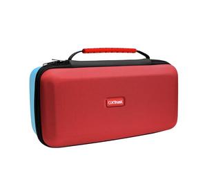 GXTrust 1252 XL Funda para Nintendo Switch 2, Carcasa Estuche Rigido de Transporte para Consola y Accesorios, Funda Protectora Dura, Bolsillo para 4 Joy-Cons y 12 Cartuchos de Juego, Negro