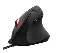GXTrust 144 Rexx Ratón Vertical, ergonómico RGB 250-10000 dpi, 6 Botones programables, para PC, Ordenador, Laptop, Desktop, Gaming - Negro