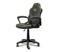 GXTrust 703BM Revvo Silla Gaming con Licencia Batman para Niños 4-12 Años, Silla Ajustable en Altura con Tapicería de Tela, Reposabrazos Acolchado, Gamer Escritorio Juegos PC, Negro