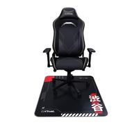 GXTrust 715 Alfombrilla para Silla de Gaming Japón Negro, 99 x 120 cm para Suelos Duros y Alfombras, Material Resistente y Duradero, Protector para Suelo, Oficina, Japan Tokyo Anime Manga Kyoto