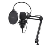 GXTrust Emita II Micrófono con Brazo Soporte Ajustable, Negro
