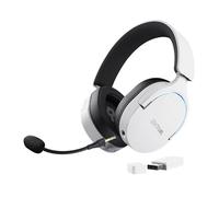 Trust GXT 491W FAYZO Auriculares Inalámbrico y alámbrico Diadema Juego USB Tipo C Bluetooth Negro, Blanco