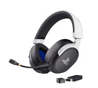 GXTrust Forta Cascos Inalámbricos Licencia PlayStation 5, Negro/Blanco | Latencia Ultrabaja, 2.4G Receptor USB, Hasta 55h de Juego, Auriculares Gaming PS5 Supraaurales con Micrófono