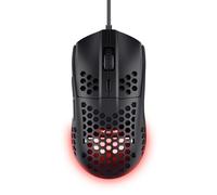 GXTrust Helox Ratón Gaming Ultraligero 65g con Cable USB, Negro