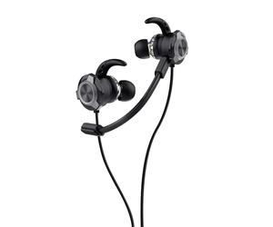 GXTrust Pine Auriculares Gaming Intraaurales con Cable, Negro | para Nintendo Switch PS5 PS4 Xbox PC, Earbuds para Videojuegos In Ear con Micrófono, Controles en Línea, Funda Rígida