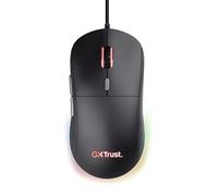 GXTrust Redex II Ratón Gaming Ligero 82 g con Cable USB, Negro | Interruptores Kailh, 200-10000 dpi, Mouse Gaming RGB 6 Botones Programables, Ratón con Cable USB per PC Portátil Windows