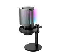 GXTrust Ruan Micrófono USB con Soporte Metálico, Negro