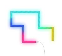 GXTrust Trust Gaming GXT 905 Vybz Barra RGB para Pared, Luces para Habitación Gamer, 44 Modos Luminosos, Control App, Sincronización Música, 9 Barras de Luz para Juegos Juvenil Streaming