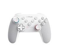 Trust GXT 1246W Muta Mando Nintendo Switch Inalambrico con Bluetooth, Vibración Dual Shock, Sensor de Control, Función Turbo, 15h de Juego, Controller para Nintendo Switch, Lite, OLED, Blanco