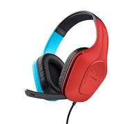 GXTrust Zirox Cascos Gaming Ligeros para Nintendo Switch, Azul/Rojo