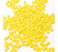 Gxueshan 1000 cuentas acrílicas amarillas de poni de 6 x 9 mm a granel para amistad, pulseras, collares, joyas, pendientes, trenzas de pelo, cuentas Kandi