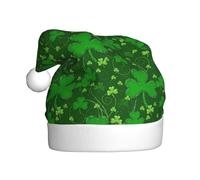 GXUNGT Background St Patrick's Day Glitter Print Adult Fun Christmas Hats - Sombreros de regalo de fiesta de Navidad