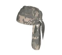 GXUNGT Pañuelo para la cabeza con estampado de camuflaje digital militar para hombre, adecuado para ciclismo, motocicletas y otros deportes
