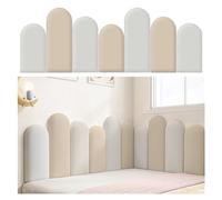 GXXINGIN Cabecero Autoadhesivo, Acolchado anticolisión 3D para niños, Adhesivos de Pared de Tatami de 3 cm de Grosor, Paneles tapizados para Dormitorio y Sala de Juegos.