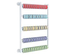 GXXINGIN Estante para exhibir Cintas y Corbatas para Tiendas minoristas de YS, Organizador de Papel de Regalo montado en la Pared, Soporte para Cintas, Soporte para Corbatas para el hogar, Tienda min