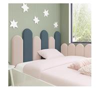 GXXINGIN Paneles de Pared Acolchados anticolisión 3D para niños, autoadhesivos, ovalados, para decoración de Pared, cabecero tapizado de Tatami para dormitorios y Salas de Juegos (Color: A, tamaño: 1