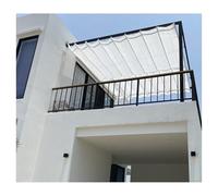 GXXINGIN Pérgola con toldo Ondulado para Patio, terraza, cenador, toldo retráctil (Ancho 3,2 x Largo 12 m/Ancho 10,50 x Largo 39,37 pies)