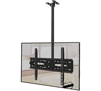 GXXINGIN Soporte de Montaje en Techo para TV con Pantalla LED de 32 a 72 Pulgadas, Altura Ajustable, Giro Suave, inclinación y extensión, soporta hasta 110 Libras, Soporte de TV para Sala de Estar o