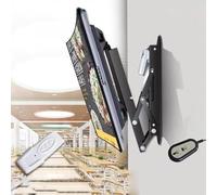 GXXINGIN Soporte de TV de Techo eléctrico, Soporte de TV de Techo, Elevador de TV abatible Oculto, Soporte de TV de Pared, Soporte de TV de Montaje en Techo, abatible de 0 a 85°