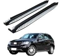 gxybr 2 Piezas Estribos de Coche para Mercedes Benz ML Class W164 2006-2012, Antideslizante Escalones Laterales Coche Pedales Accesorios Anticolisión