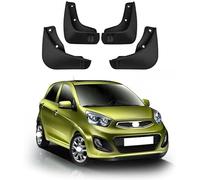 gxybr Faldillas Antibarro Guardabarros para Kia Picanto 2011-2018, Delanteros Traseros Carrocería Protector contra Salpicaduras Accesorios