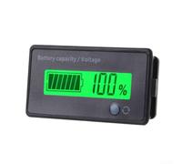 GY-6D LCD para el voltímetro del probador de la capacidad de la batería para las cuerdas ácidas del fosfato del hierro del litio 6-63V Monitor de energía con la instalación de la hebilla