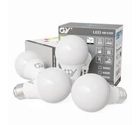 GY Bombilla Sensor Movimiento y Crepuscular E27 Led, 6.5W (Eq. 75W) 1050LM 6500K Blanco Frío, Bombillas Led E27 de Ahorro de Energía para Escaleras Porches Garaje Pasillo, Paquete de 4