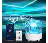 GY Mesh Proyector LED Cielo Estrellado Bluetooth, Lámpara de Lava 3D RGB con 18 Efectos de Luz & Control Remoto, Proyector Aurora Boreal, Luz Nocturna LED Niños, Lámpara Decoración Habitación