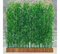 GY8PKVWKWQ Bambú Simulado,Planta De Bambú Falsa,Árboles De Bambú En Miniatura,con Base De Madera,Fácil De Limpiar,Resistente A La Intemperie,50X17X18cm-8 Bambú,Plantas(1.5m/5ft,120X17X18cm-20 Bamboo)