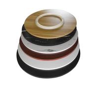 GY8PKVWKWQ Bandeja giratoria de Madera for Servir, Plato Giratorio de Madera Lazy Susan de 20 a 40 Pulgadas, silencioso y Suave, for el hogar y la Oficina(Black,Φ70cm(28in))