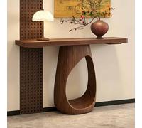 GY8PKVWKWQ Mesa Decorativa Alta, Mesa Decorativa con Estantes, Tapa De Madera, Resistencia Al Impacto, Decoración Moderna del Hogar, 60-138 Cm, For Espacios Pequeños(120cm)