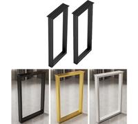 GY8PKVWKWQ Patas Ajustables for Muebles, Juego de 2, con Placa de Montaje y Tornillos, Patas de Muebles de Metal Resistente, for Patas de tocador, sofá y gabinete(White,60x60cm)