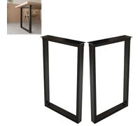 GY8PKVWKWQ Patas de Banco de Metal, Patas Silla de Escritorio for Muebles Resistentes, for cómoda, aparador, sillón reclinable, Mesa Centro, con Placa de Montaje(50x40cm)