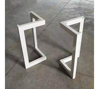 GY8PKVWKWQ Patas de Repuesto de Metal, Patas de Repuesto for Muebles, Patas de Soporte Ajustables for Muebles, Pernos, Tornillos y Almohadillas de Goma(White,W70xH70cm/W27.5xH27.5in)