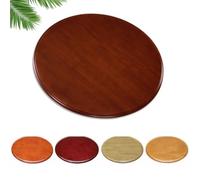 GY8PKVWKWQ Tabla for Servir giratoria Redonda,Placa for Servir de Madera Maciza,para gabinete, despensa, encimera,Lazy Susan giratoria Redonda(Black,70cm(28in))