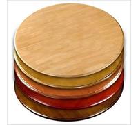 GY8PKVWKWQ Tablero de Mesa estándar Redondo de 60-70-80-90cm, Tablero de partículas de Pieza Completa, Organizador Lazy Susan Extra Grande, Placa giratoria(Crabapple Color,90cm(36in))