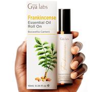 Gya Labs Roll-On de aceite esencial de incienso (10 ml) - Aroma especiado, amaderado y cálido