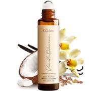 Gya Labs Rollo de aceite de vainilla, 10 ml, tamaño de viaje, para piel, aromaterapia, camping y viajes