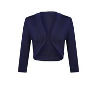 Gyabnw Bolero Cárdigan Festivo para Mujer Cárdigan Corto para Mujer Elegante Chaqueta Tradicional Chaqueta Nupcial Manga Larga Boleros de Oficina Tops Cortos con Cuello en V para Boda Vestido