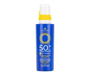 GYADA COSMETICS, Solar Spray facial cuerpo Baby SPF50+ protección muy alta, nutritiva, crema solar para niños y pieles sensibles, absorción rápida, resistente al agua, no mancha 150 ml