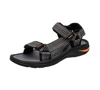 Gyaimxfu 2024 Sandalia De Trekking para Hombre Secado Rápido Talla Grande Sandalias De Hombre De Cuero Zapatos De Trekking para Hombre para Verano Clubes Playa Mar Surf Natación