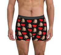 Gyaimxfu 2025 Calzoncillos bóxer de Novedad Personalizados para Hombre con Foto Cara Divertida Ropa Interior Personalizada Pantalones Cortos Personalizados Calzoncillos Regalo S-2XL