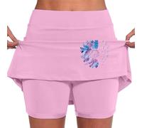 Gyaimxfu 2025 Falda Pantalon Mujer Deportiva, Pantalones Cortos de Yoga de Cintura Alta 2 en 1 Short Deportivo Secado Rápido Falda Atlética de Golf para Correr Yoga Bádminton Casual Falda Padel Mujer