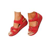 Gyaimxfu 2025 Sandalias Deportivas Ortopédicas para Mujer Plataforma Zapatos Verano Comodos Vestir Elegantes Moda Fiesta Sandalia de Cuña Transpirables Flexibles Playa Trekking Caminar Senderismo