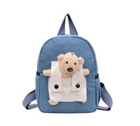 Gyaimxfu Mochila Escolar Adolescente Chica Ligero y Lindo Mochilas con Oso Funky Mochilas Escolares Multifunción Estilo Versátil y Moda Para Regalo de Cumpleaños