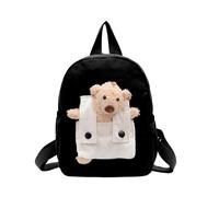 Gyaimxfu Mochila Escolar Adolescente Chica Ligero y Lindo Mochilas con Oso Funky Mochilas Escolares Multifunción Estilo Versátil y Moda Para Regalo de Cumpleaños
