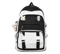 Gyaimxfu Mochila Escolar Adolescente Chica Tirantes Ajustables Gran Capacidad Bolsas Mochilas Urbanas Funky Mochilas Grandes Escolares Multifunción Estilo Versátil Y Moda Para El Primer Día De Clases